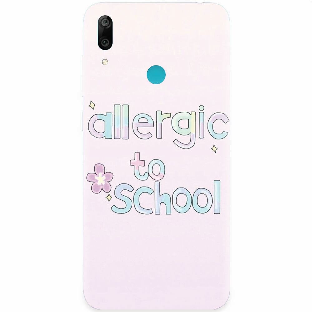 Husa silicon pentru Honor Play, Allergic To School