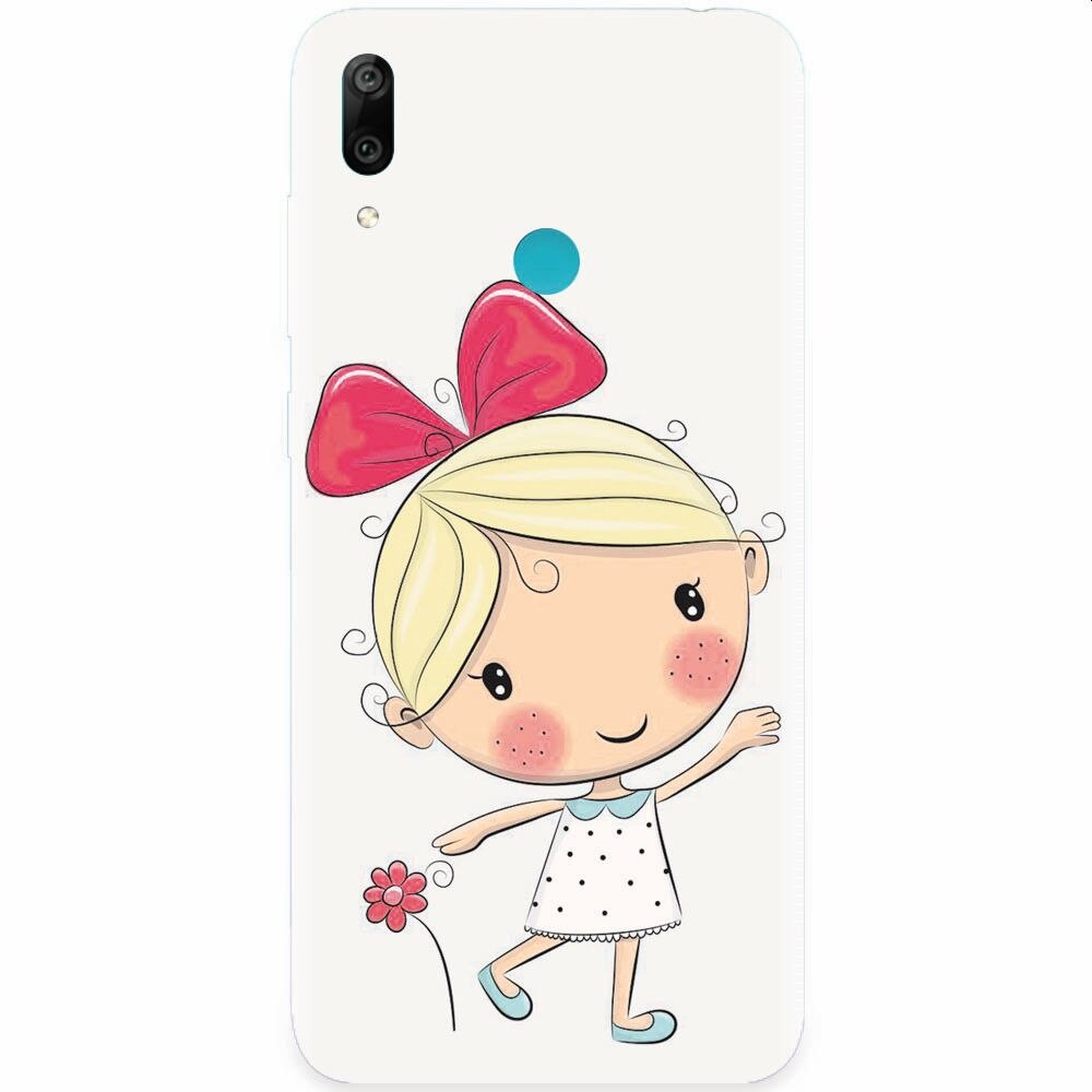 Husa silicon pentru Huawei Y7 2019, Fetita