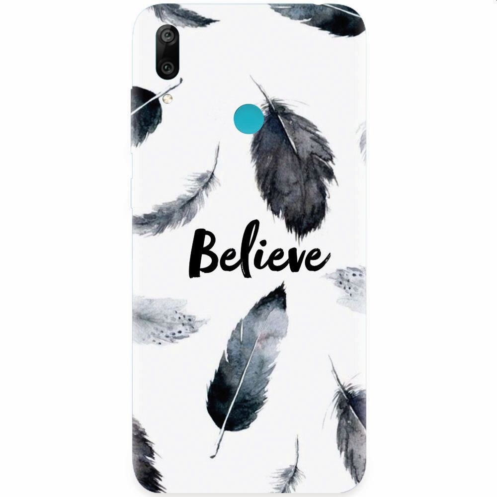 Husa silicon pentru Huawei Y7 2019, Believe
