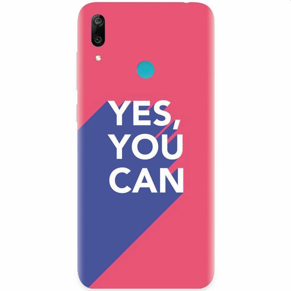 Husa silicon pentru Honor Play, Yes You Can