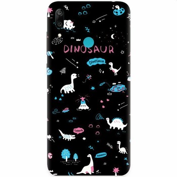 Husa silicon pentru Huawei Y7 2019, Dinosaur Husa silicon pentru Huawei Y7 2019, Dinosaur