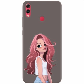 Husa silicon pentru Honor View 10 Lite, Cute Girl Husa silicon pentru Honor View 10 Lite, Cute Girl