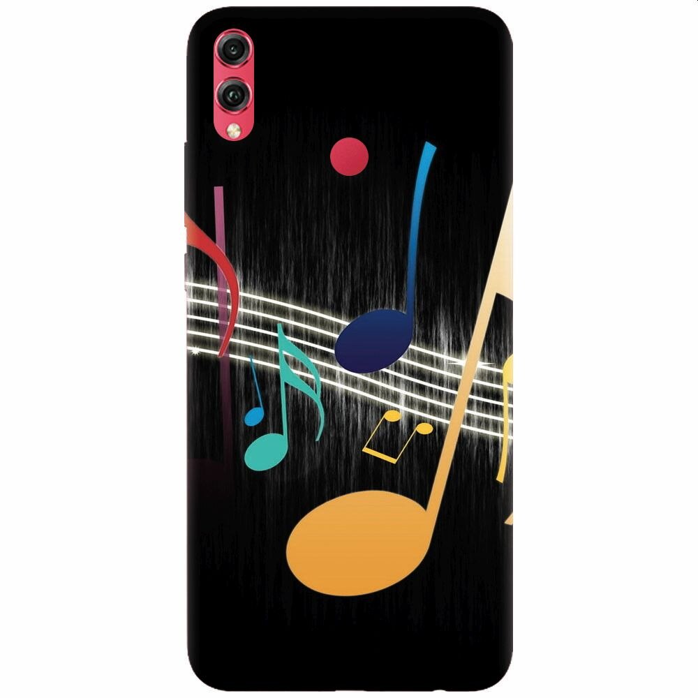 Husa silicon pentru Honor Note 10, Colorful Music