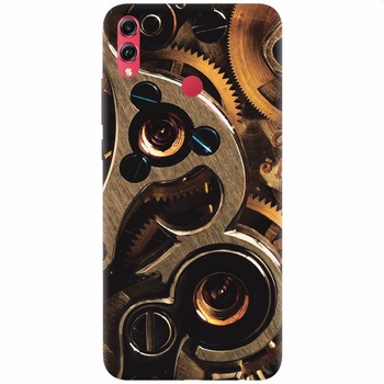 Husa silicon pentru Honor 10 Lite, Clock Mechanism Husa silicon pentru Honor 10 Lite, Clock Mechanism