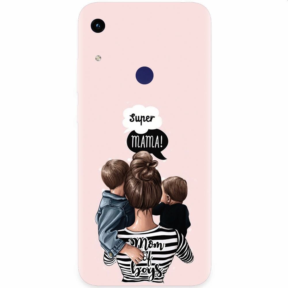 Husa silicon pentru Honor Play 8A, Mom Of Boys