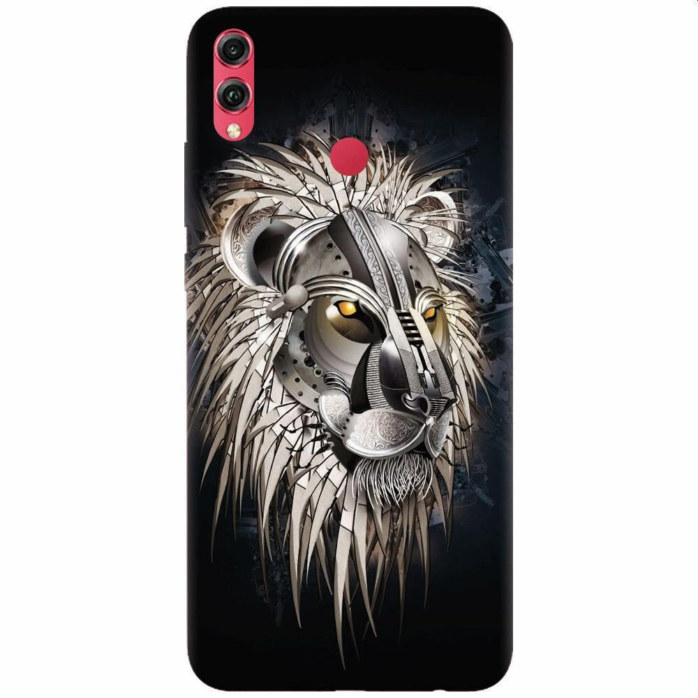 Husa silicon pentru Honor Note 10, Abstract Lion 001