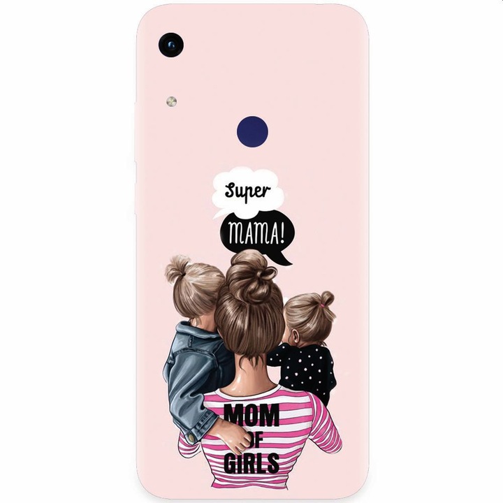 Силиконов кейс за Honor Play 8A, Mom Of Girls