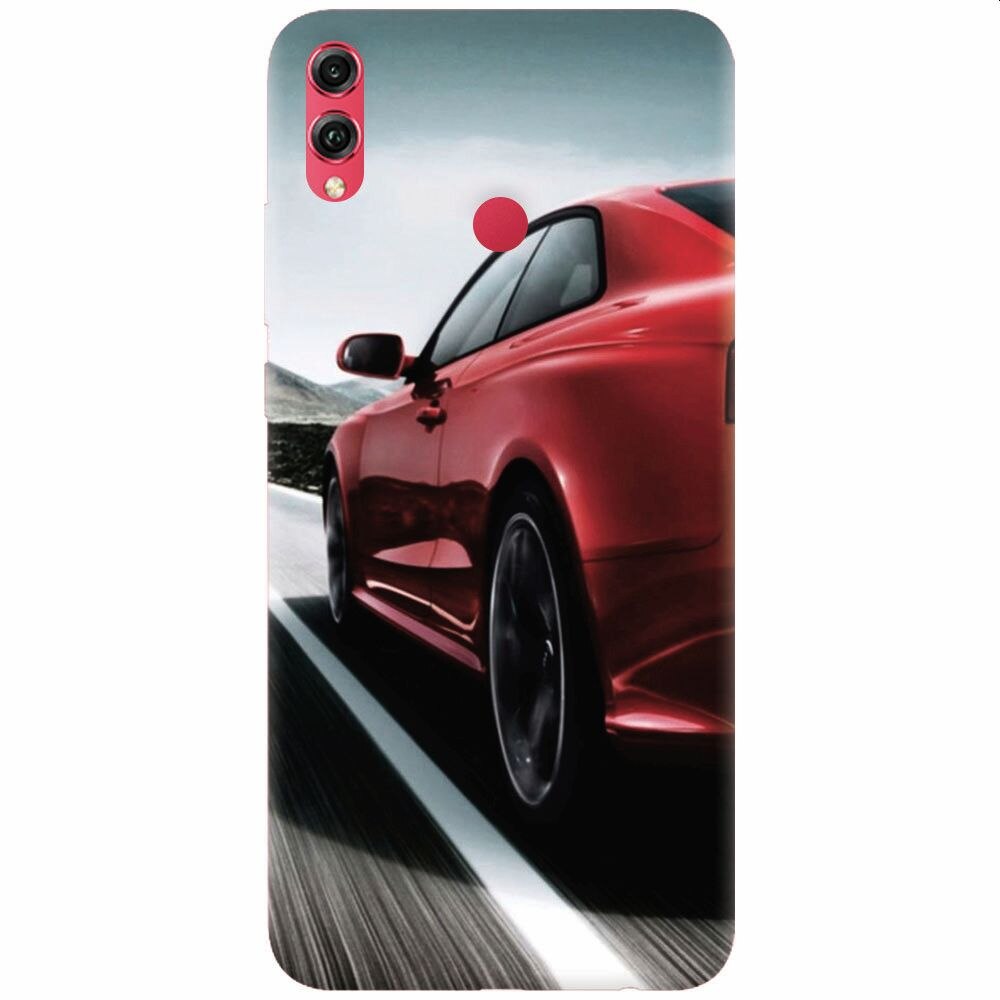 Husa silicon pentru Honor Note 10, Car On Road