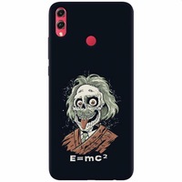 Husa silicon pentru Honor 8X, Albert Einstein Caricature