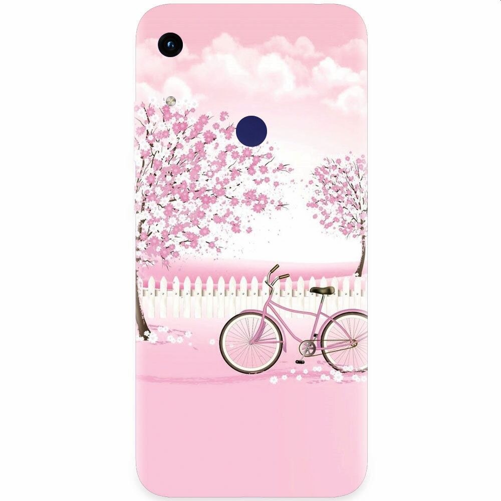 Husa silicon pentru Honor Play 8A, Pink Spring