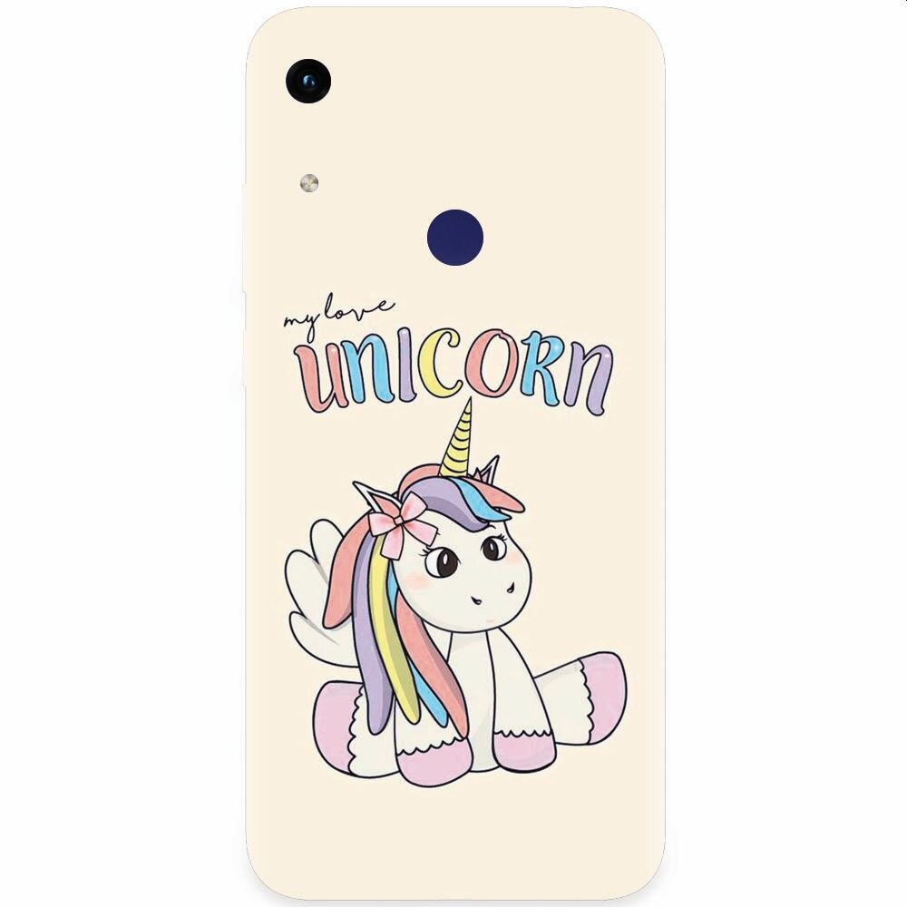 Husa silicon pentru Honor Play 8A, My Love Unicorn