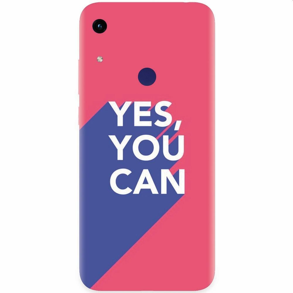 Husa silicon pentru Honor Play 8A, Yes You Can