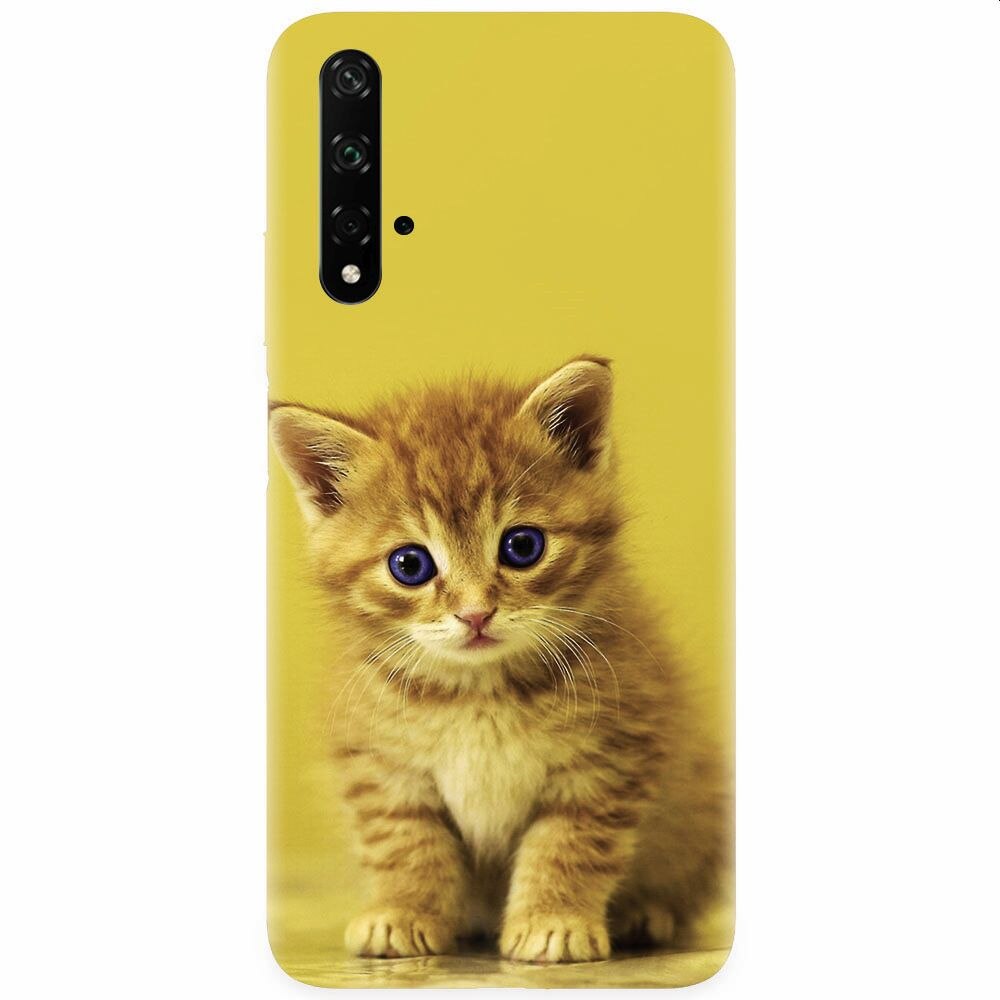 Husa silicon pentru Honor 20, Baby Kitten