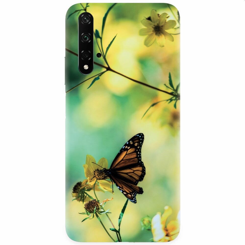 Husa silicon pentru Honor 20, Butterfly