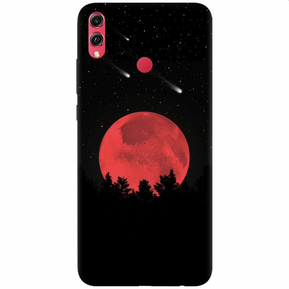 Husa silicon pentru Honor 10 Lite, Blood Moon