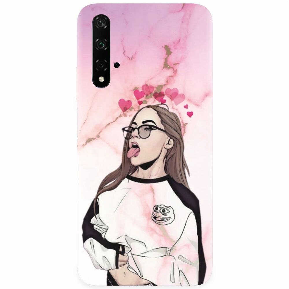 Husa silicon pentru Honor 20, Bad Girl