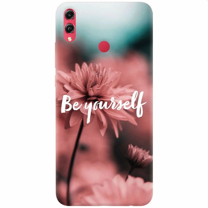 Husa din silicon compatibila cu Honor Note 10, Be Yourself