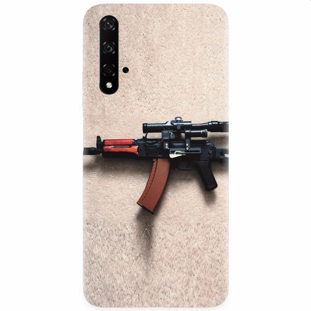 Husa silicon pentru Honor 20, AK Kalashnikov Gun Of Military