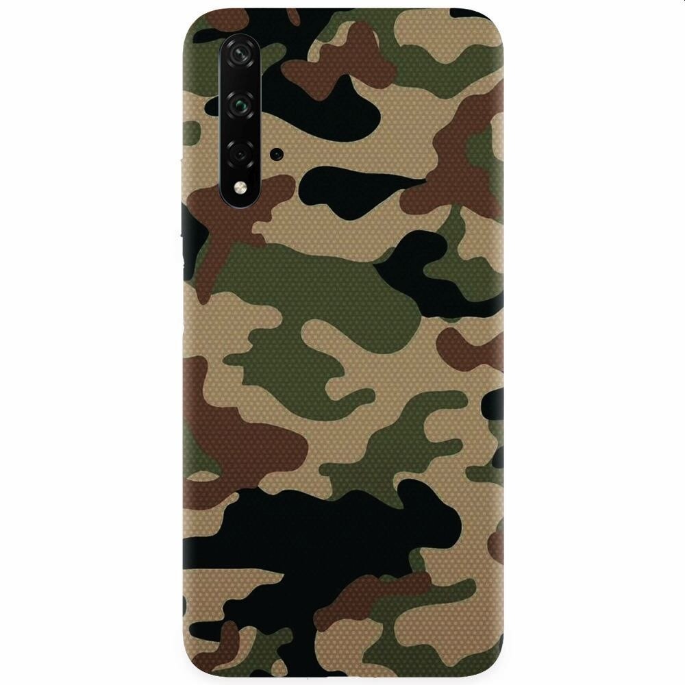 Husa silicon pentru Honor 20, Camuflaj