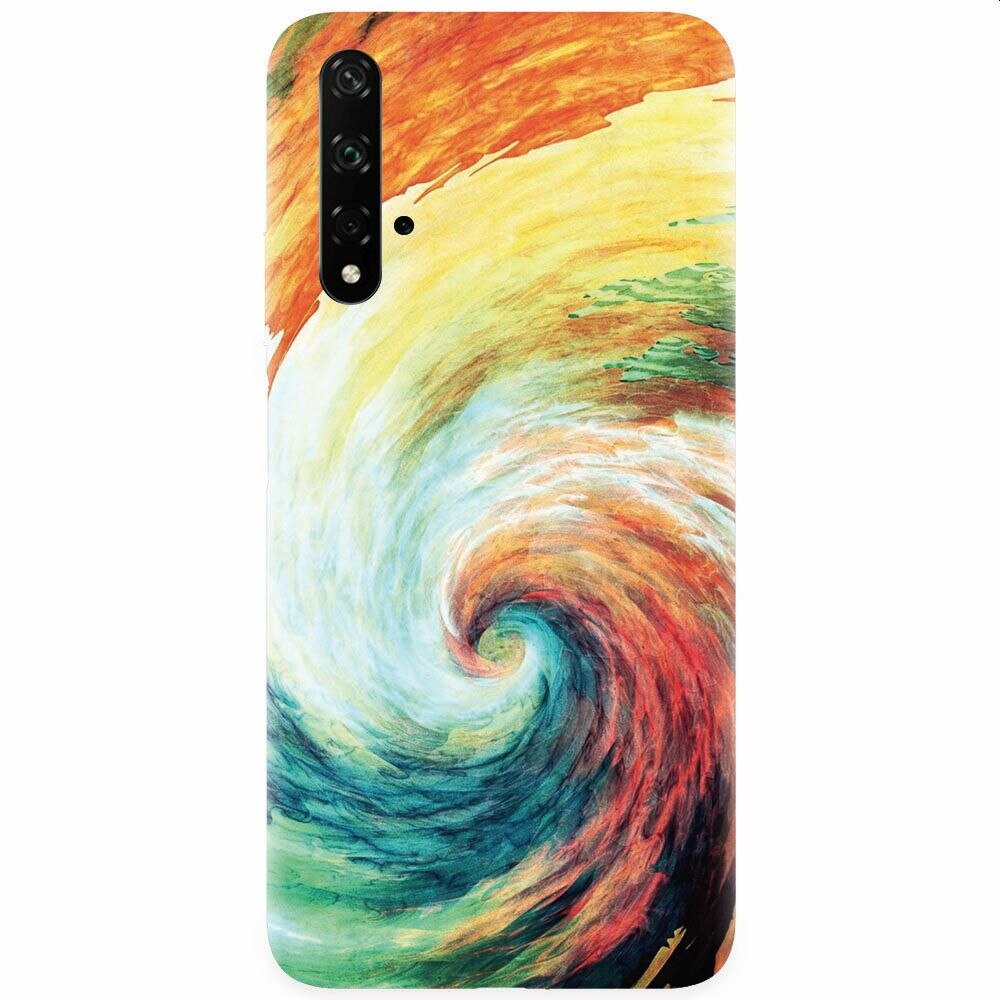 Husa silicon pentru Honor 20, Big Wave Painting