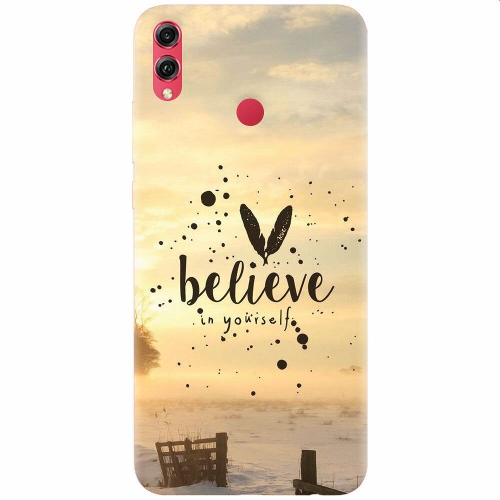 Husa silicon pentru Honor Note 10, Believe In Yourself