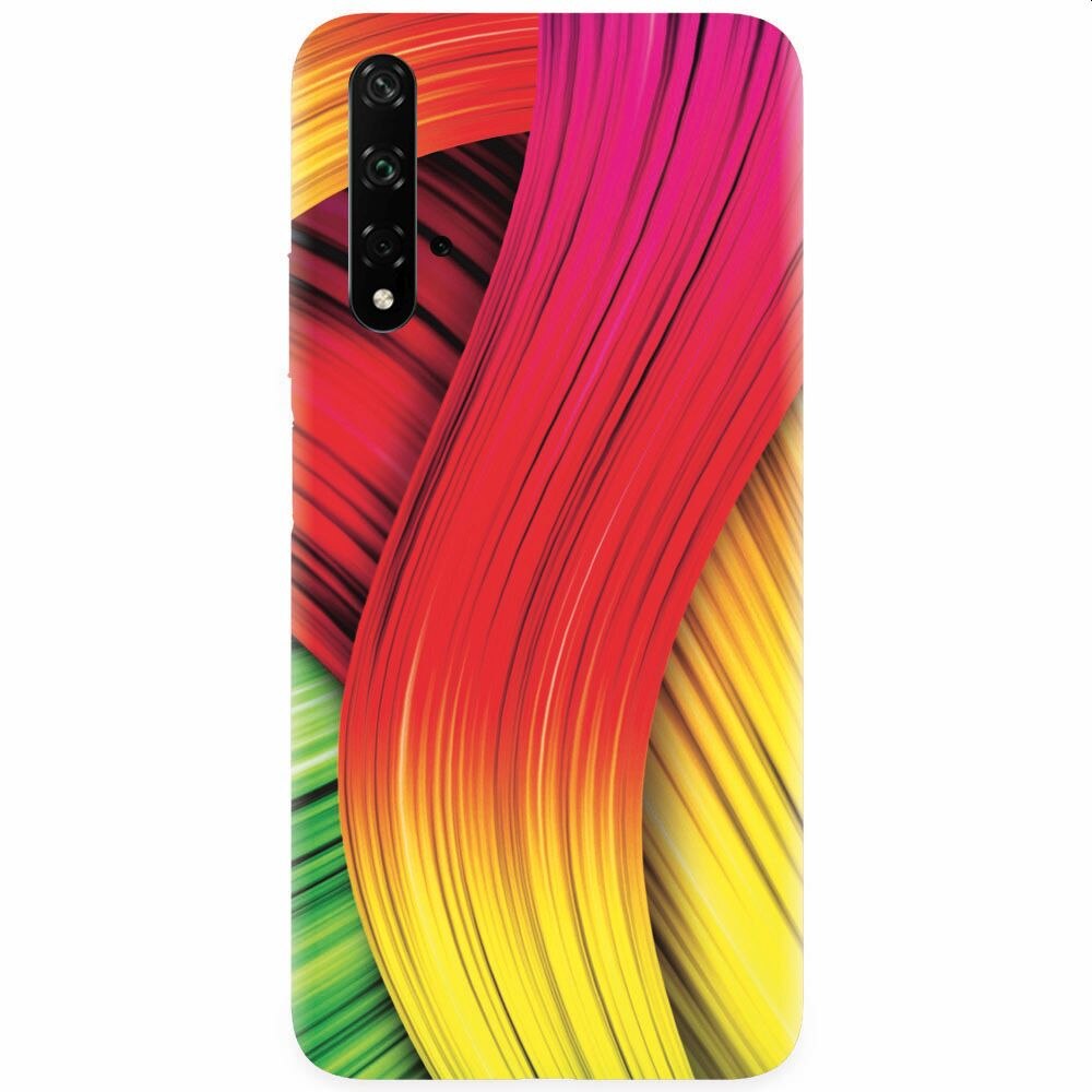 Husa silicon pentru Honor 20, Colorful Abstract