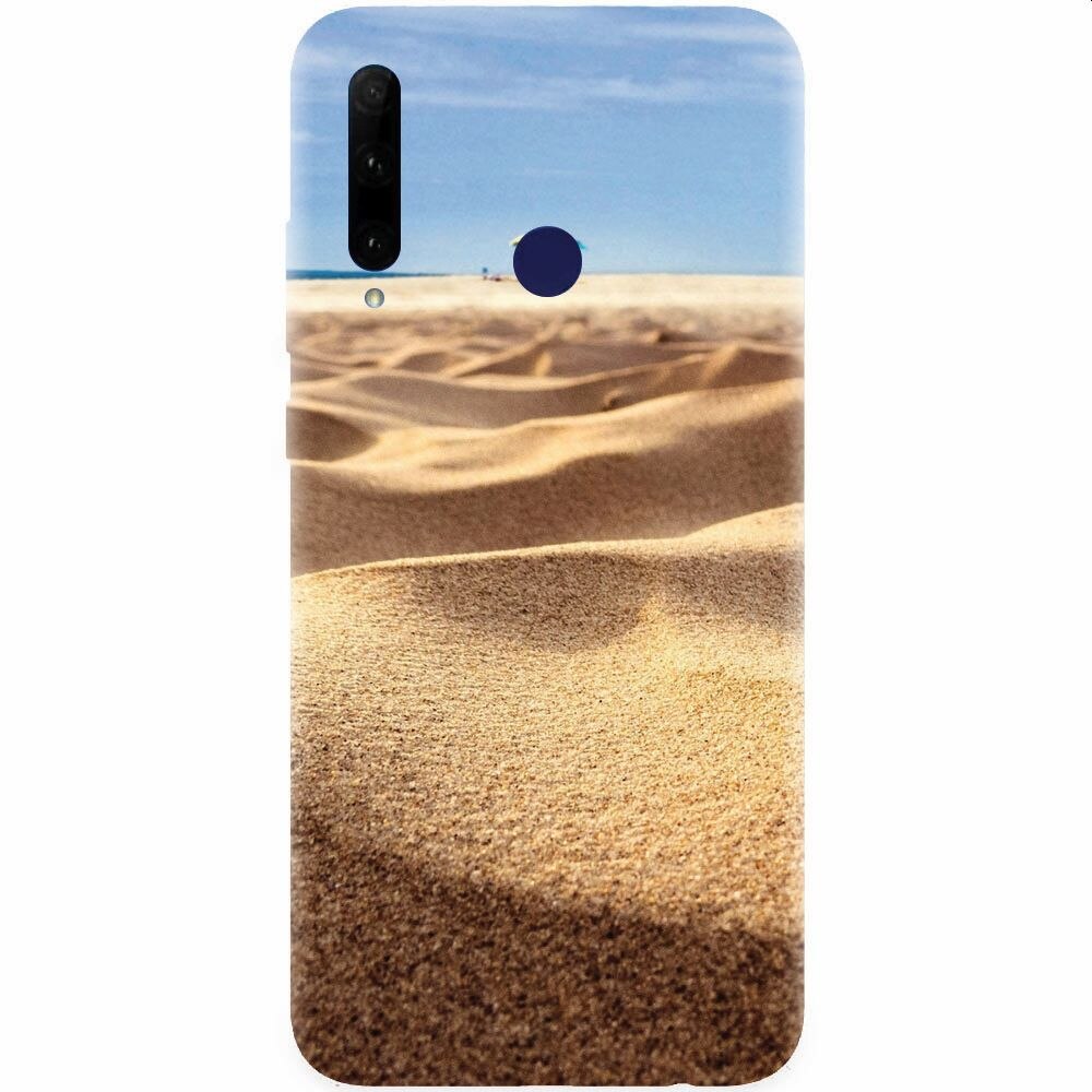 Husa silicon pentru Honor 20 Lite, Beach Sand Closeup Holiday