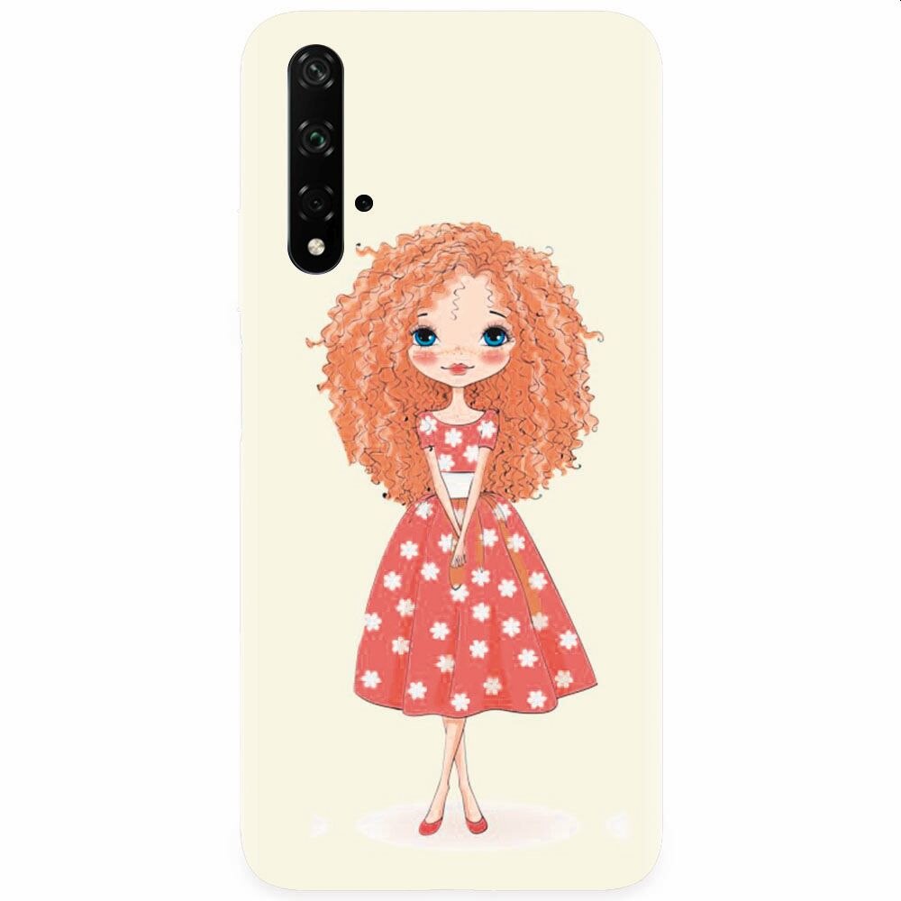 Husa silicon pentru Honor 20, Sweet Little Girl