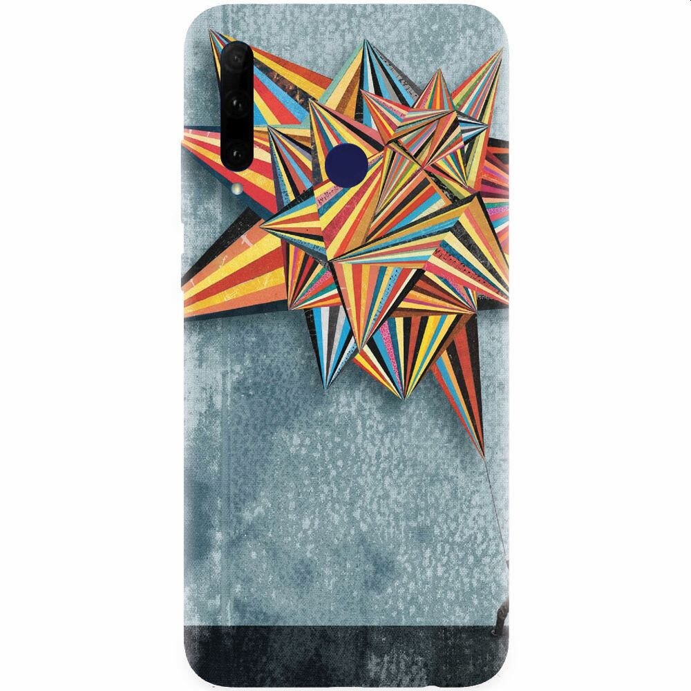 Husa silicon pentru Honor 20 Lite, Abstract Colorful Balloon Triangles