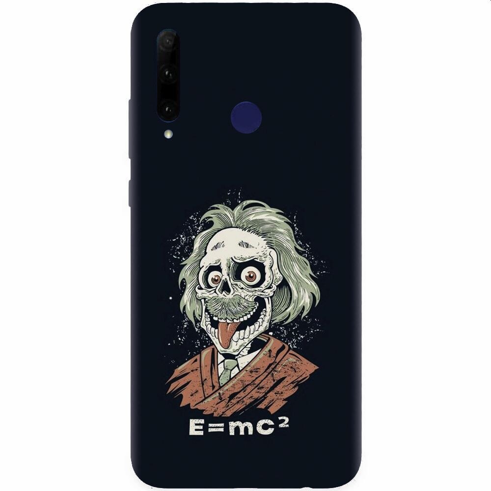 Husa silicon pentru Honor 20 Lite, Albert Einstein Caricature