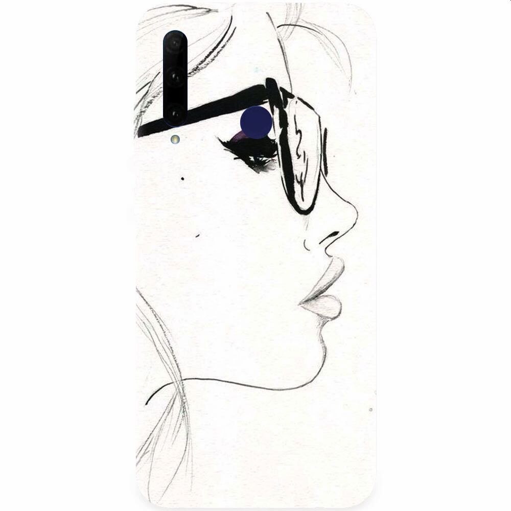 Husa silicon pentru Honor 20 Lite, Girl Face
