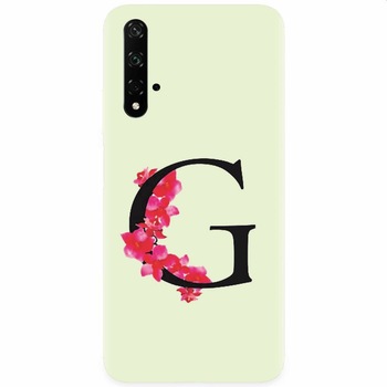 Husa silicon pentru Honor 20, Litera G Husa silicon pentru Honor 20, Litera G