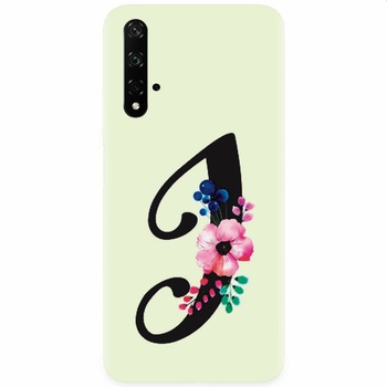 Husa silicon pentru Honor 20, Litera I Husa silicon pentru Honor 20, Litera I