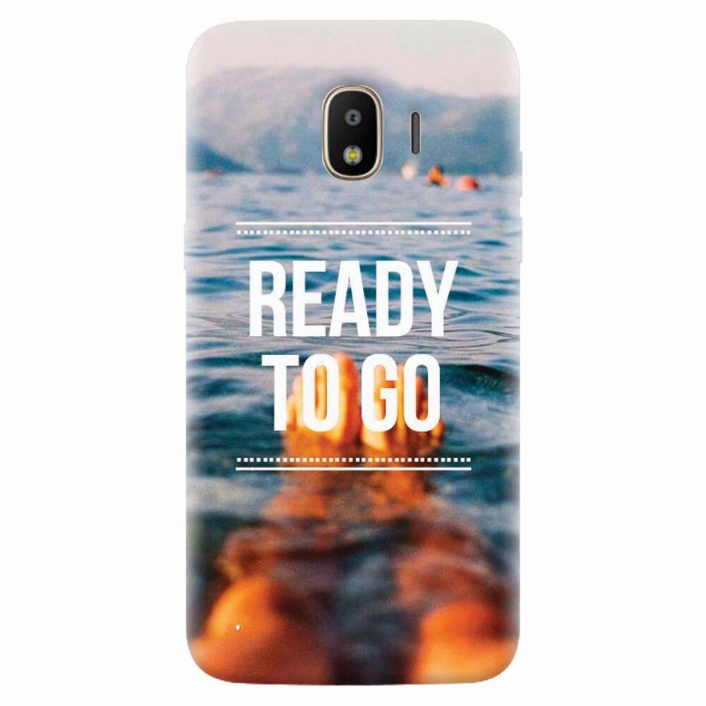 Husa silicon pentru Samsung Galaxy J4 2018, Ready To Go Swimming