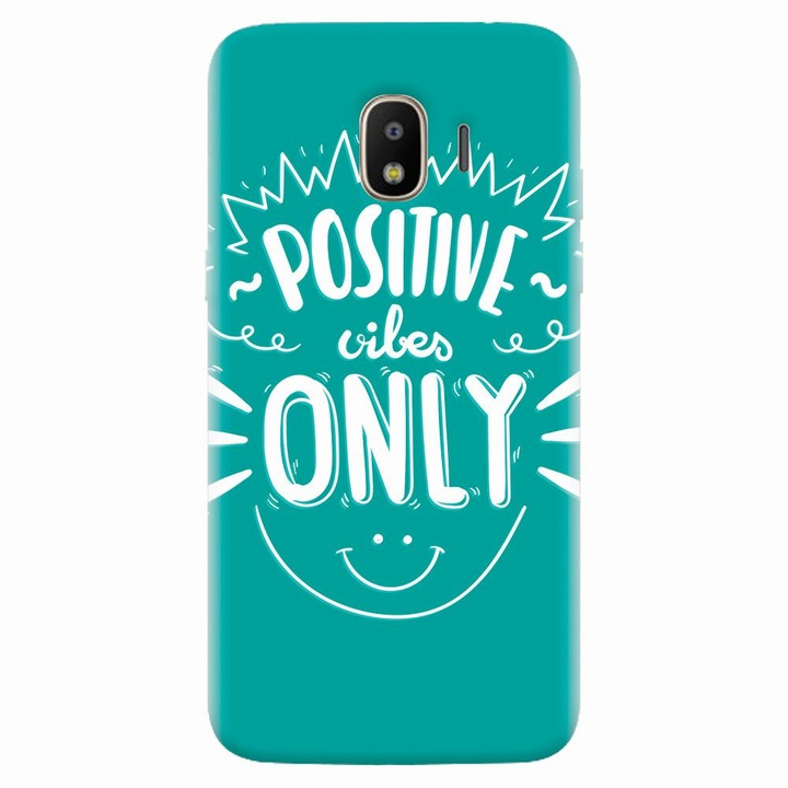Husa silicon pentru Samsung Galaxy J4 2018, Positive Vibes