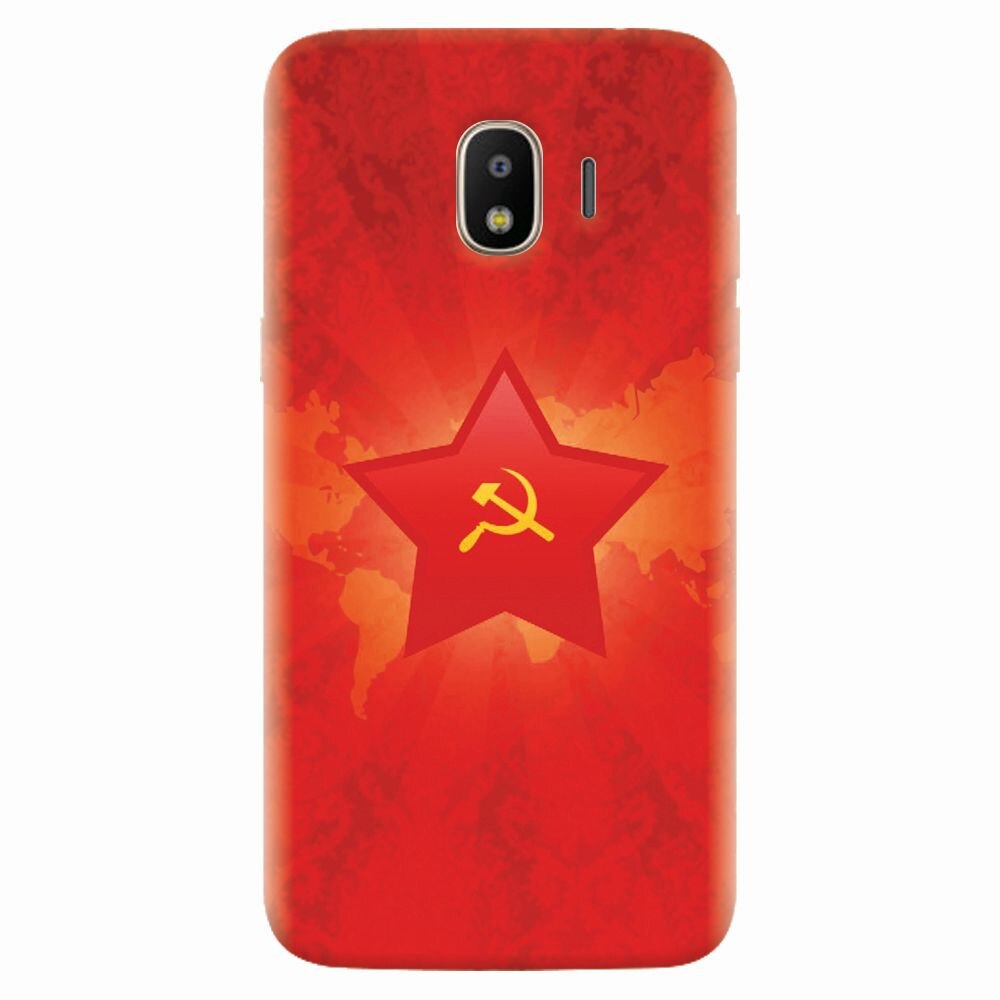 Husa silicon pentru Samsung Galaxy J4 2018, Soviet Union