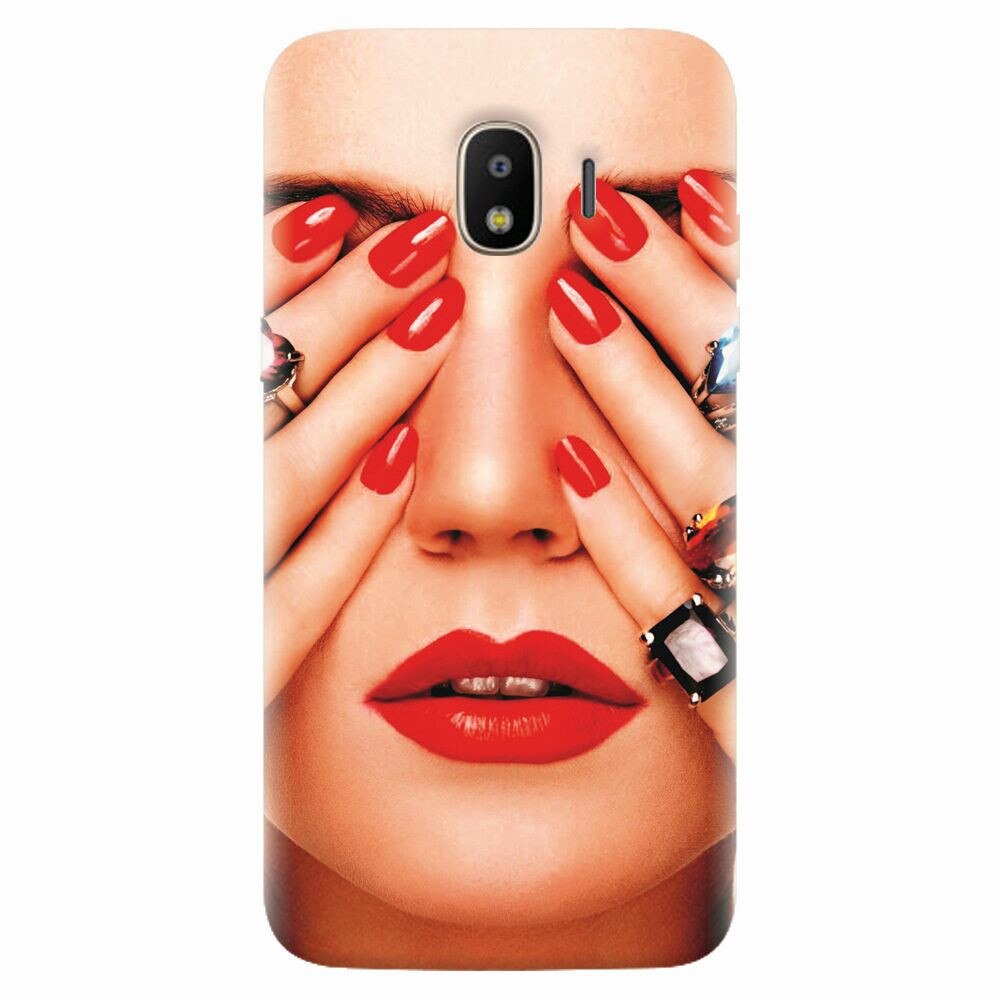 Husa silicon pentru Samsung Galaxy J2 2018, Rings On All Fingers