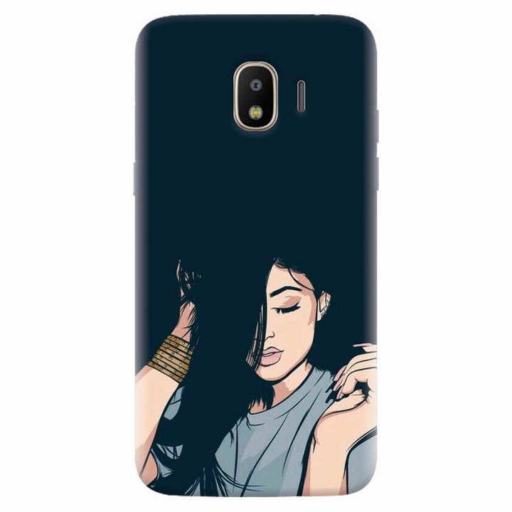 Husa silicon pentru Samsung Galaxy J4 2018, Simple Girl