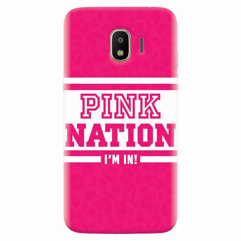 Husa silicon pentru Samsung Galaxy J2 pro 2018, Pink Nation