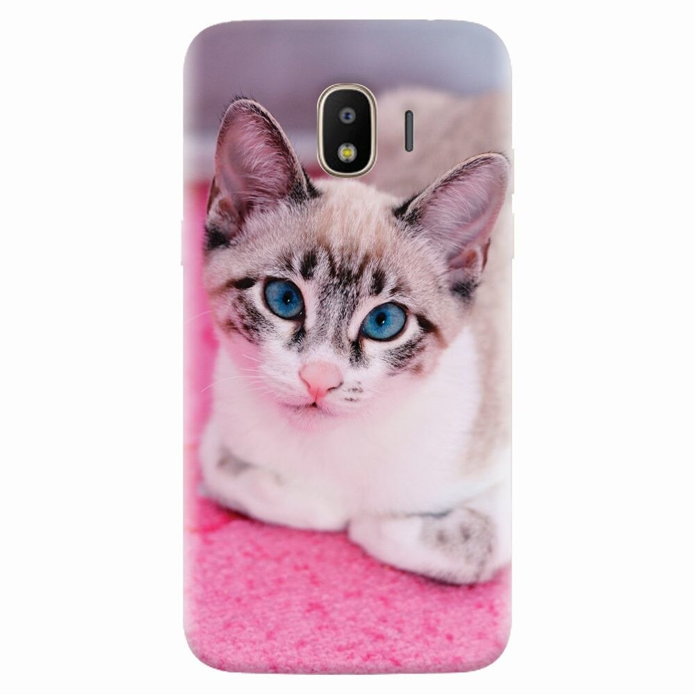 Husa silicon pentru Samsung Galaxy J2 pro 2018, Siamese Kitty
