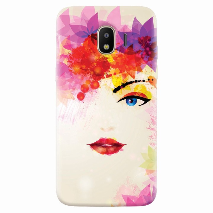 Husa silicon pentru Samsung Galaxy J4 2018, Pretty Face