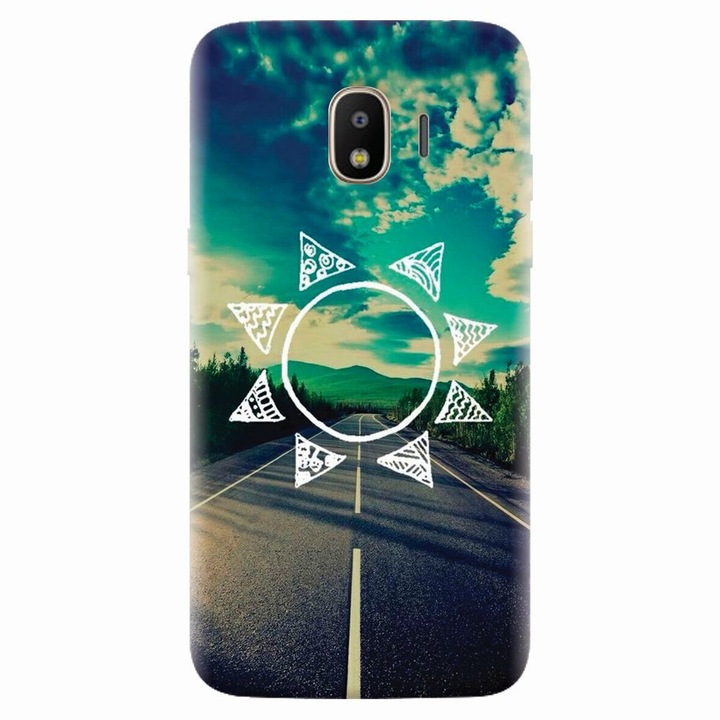 Husa silicon pentru Samsung Galaxy J4 2018, Sun On The Road