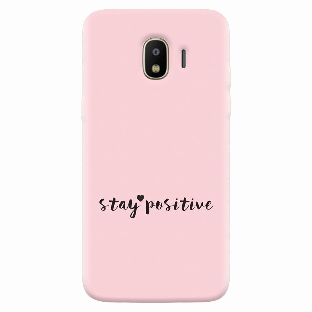 Husa silicon pentru Samsung Galaxy J2 pro 2018, Stay Positive