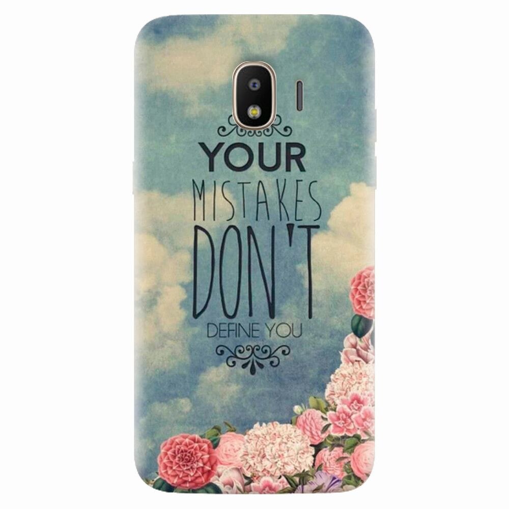 Husa silicon pentru Samsung Galaxy J2 pro 2018, Your Mistakes Dont Define You