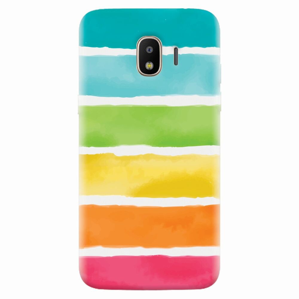 Husa silicon pentru Samsung Galaxy J4 2018, Watercolors