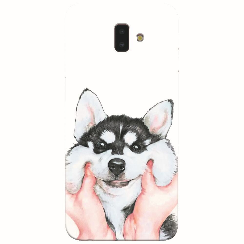 Husa silicon pentru Samsung Galaxy J6 Plus, Cute Dog 1