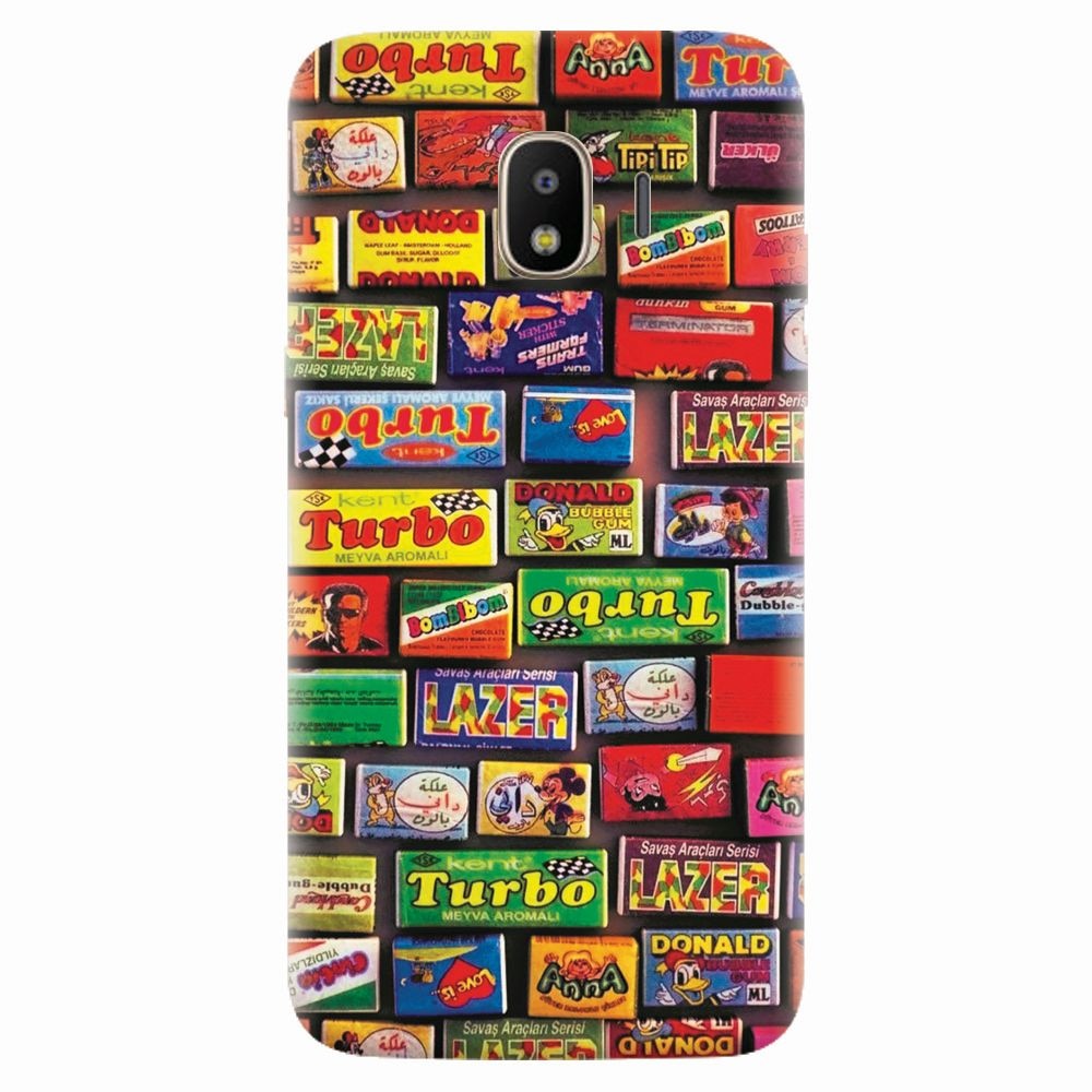 Husa silicon pentru Samsung Galaxy J2 pro 2018, Chewing Gum Turbo