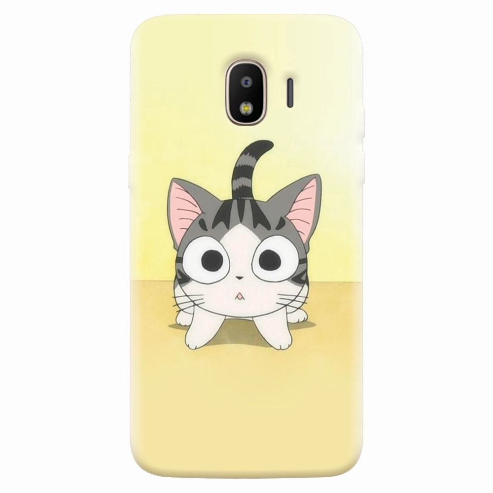 Husa silicon pentru Samsung Galaxy J4 2018, Cute Ktty
