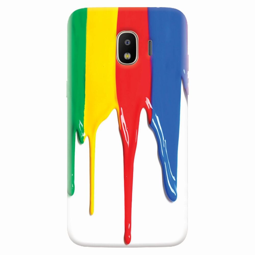 Husa silicon pentru Samsung Galaxy J2 pro 2018, Dripping Colorful Paint