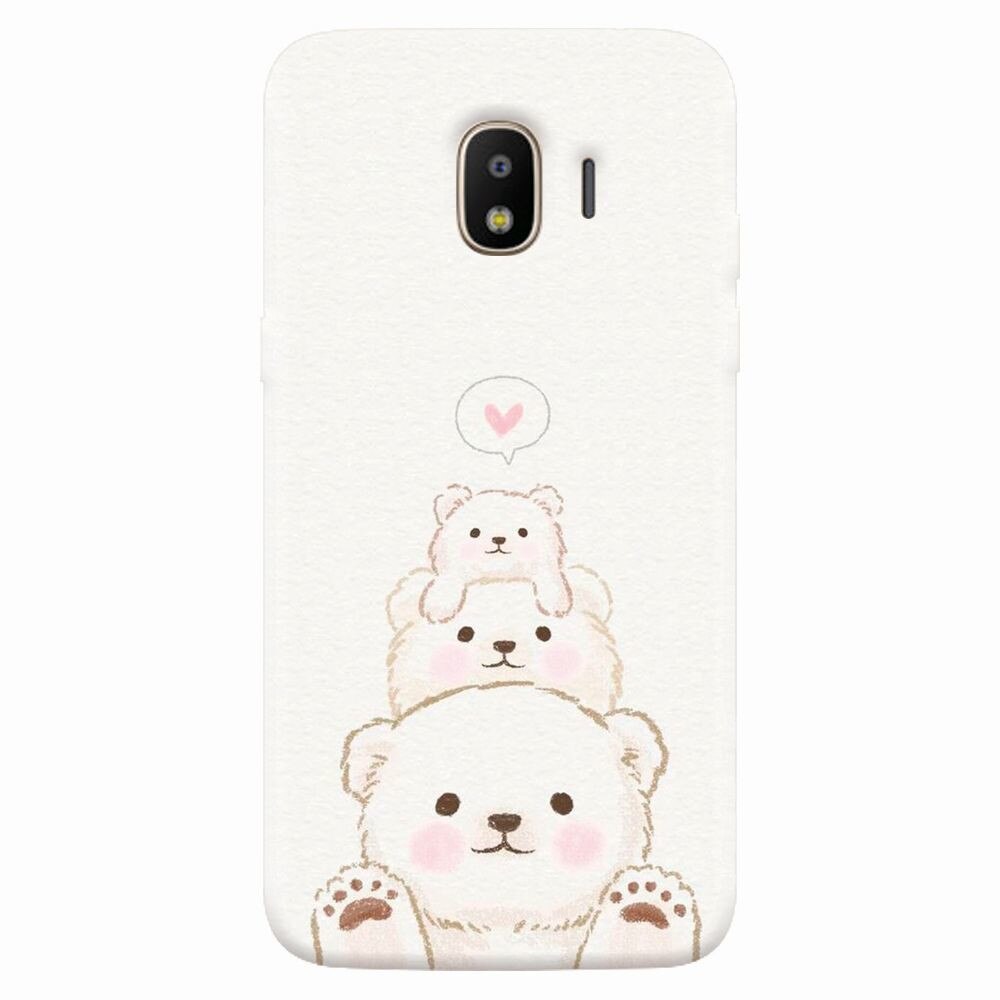 Husa silicon pentru Samsung Galaxy J2 pro 2018, Family Bear